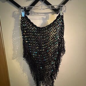 American Attitudes Black Sequin Versatile Piece